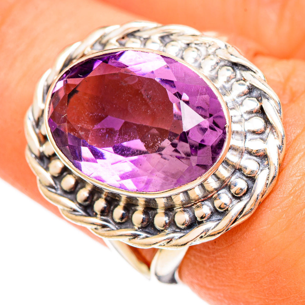 Amethyst Rings handcrafted by Anasilvercos - RING110628