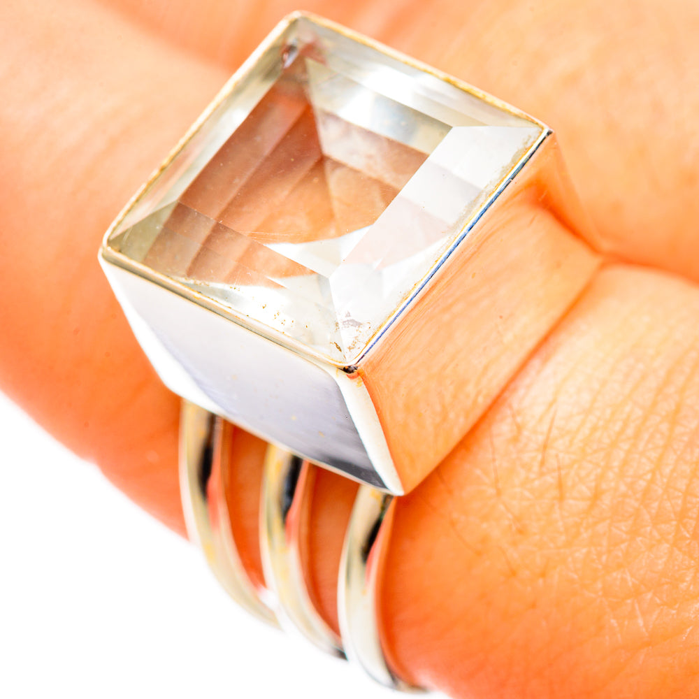 White Quartz Rings handcrafted by Anasilvercos - RING110631