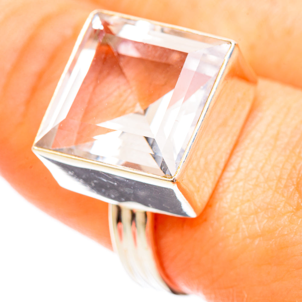 White Quartz Rings handcrafted by Anasilvercos - RING110635