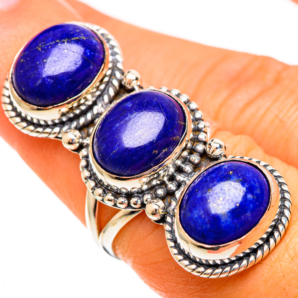 Lapis Lazuli Rings handcrafted by Anasilvercos - RING110653