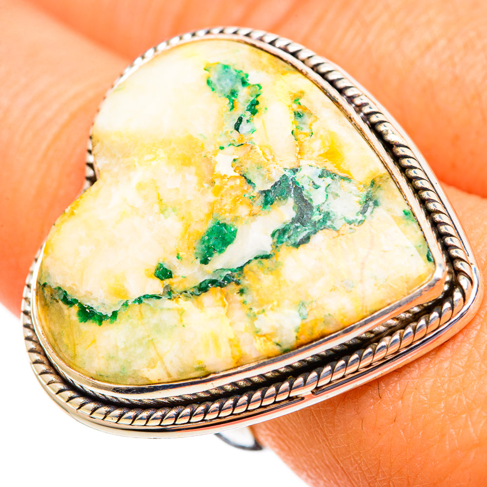 Ocean Jasper Rings handcrafted by Anasilvercos - RING110661