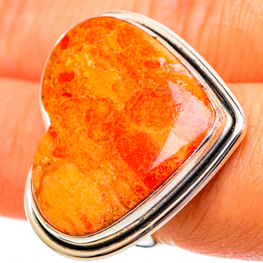 Sponge Coral Rings handcrafted by Anasilvercos - RING110672