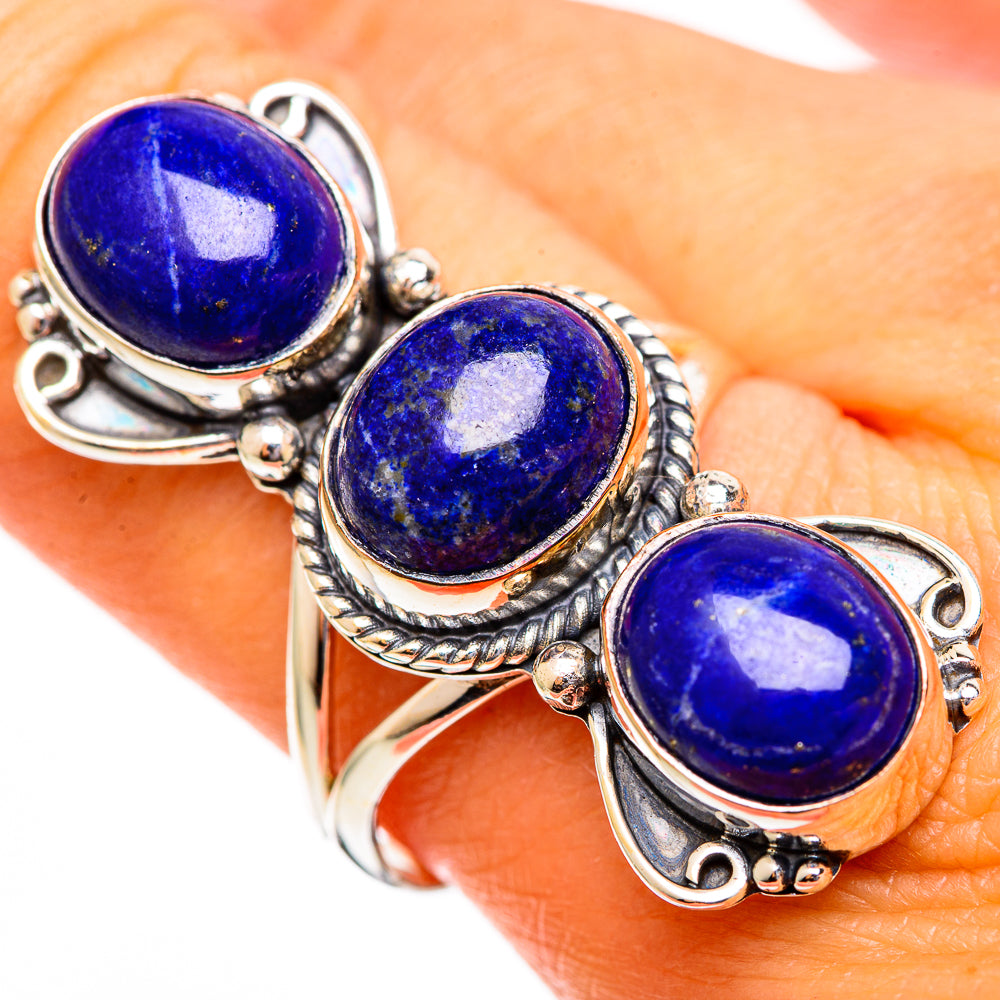 Lapis Lazuli Rings handcrafted by Anasilvercos - RING110698