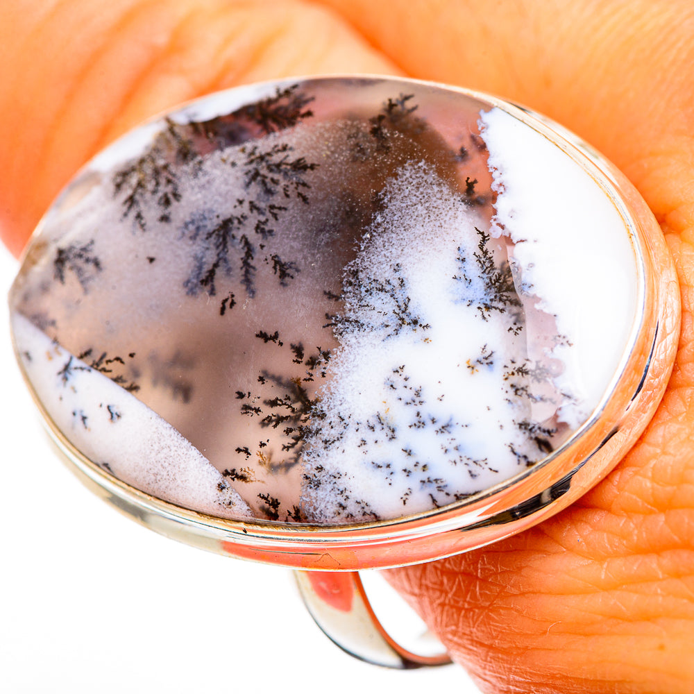 Dendritic Opal Rings handcrafted by Anasilvercos - RING110739