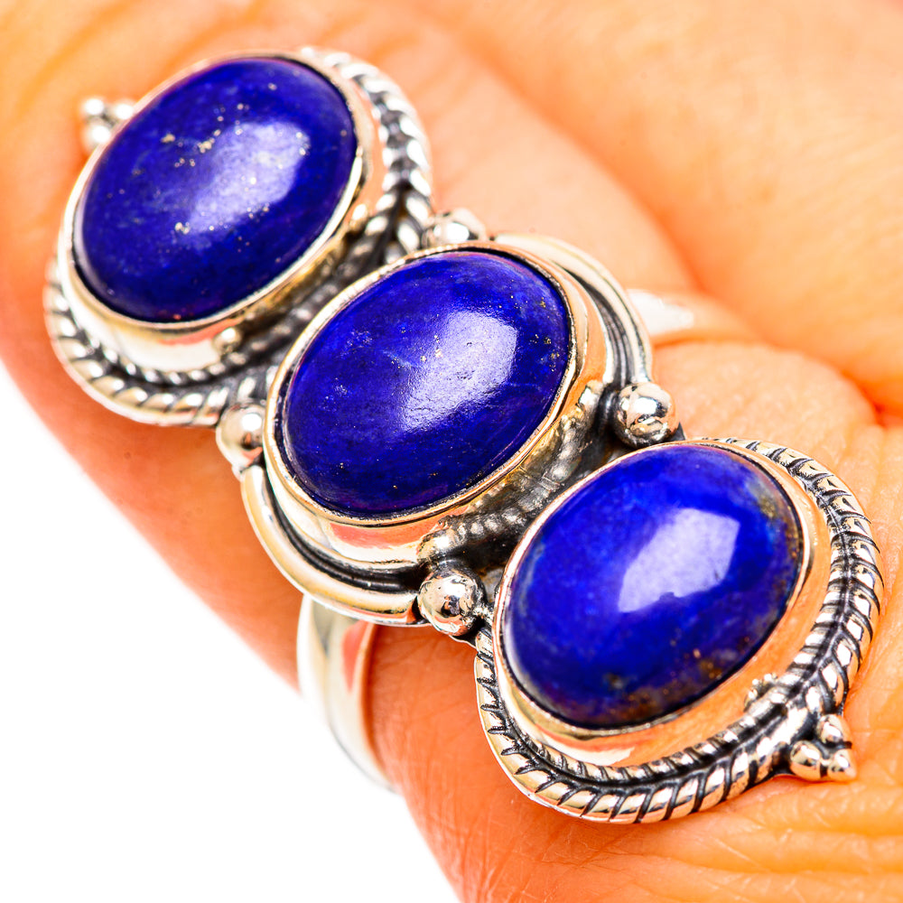 Lapis Lazuli Rings handcrafted by Anasilvercos - RING110745