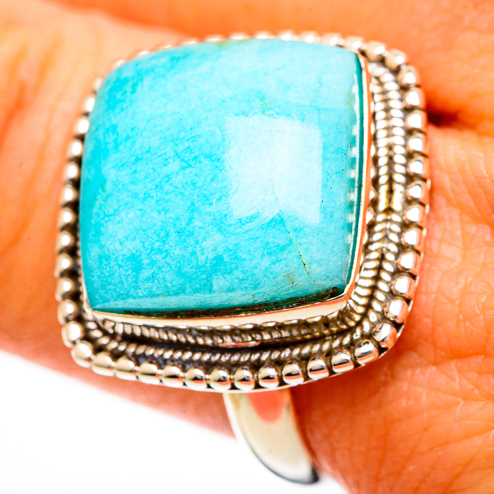 Larimar Rings handcrafted by Anasilvercos - RING110782