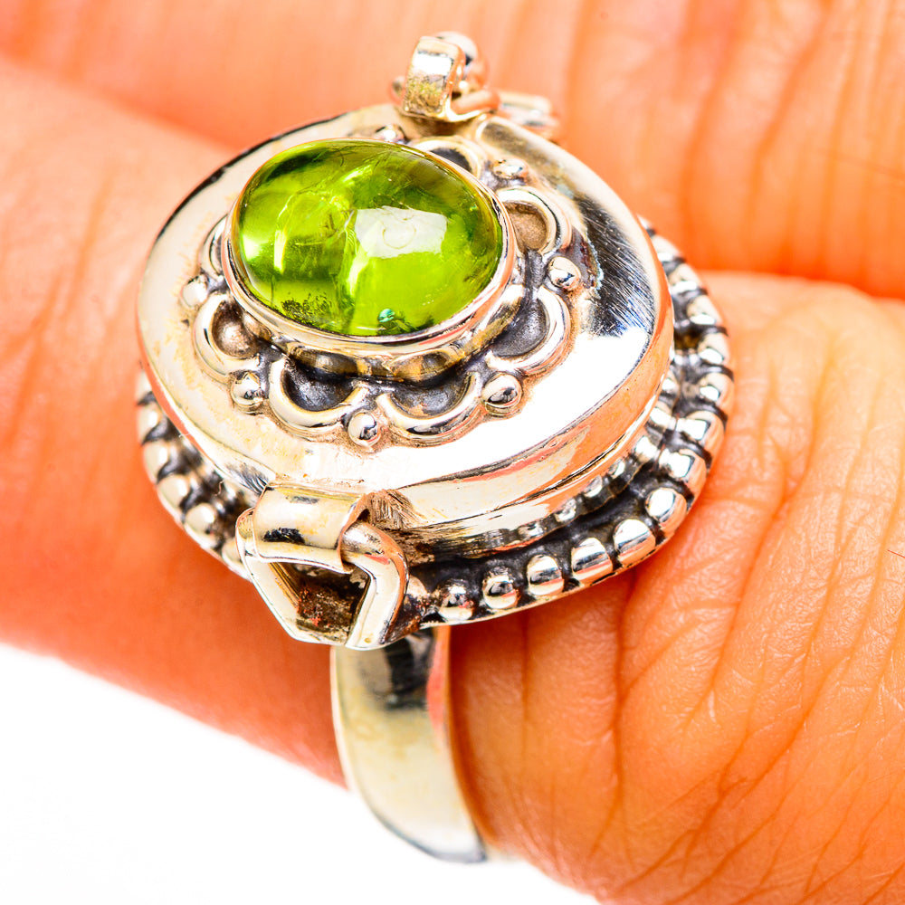 Peridot Rings handcrafted by Anasilvercos - RING110840