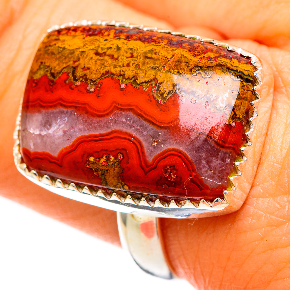 Moroccan Agate Rings handcrafted by Anasilvercos - RING110843