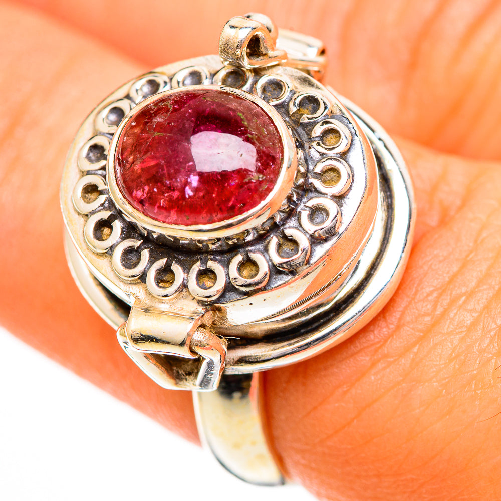 Pink Tourmaline Rings handcrafted by Anasilvercos - RING110847