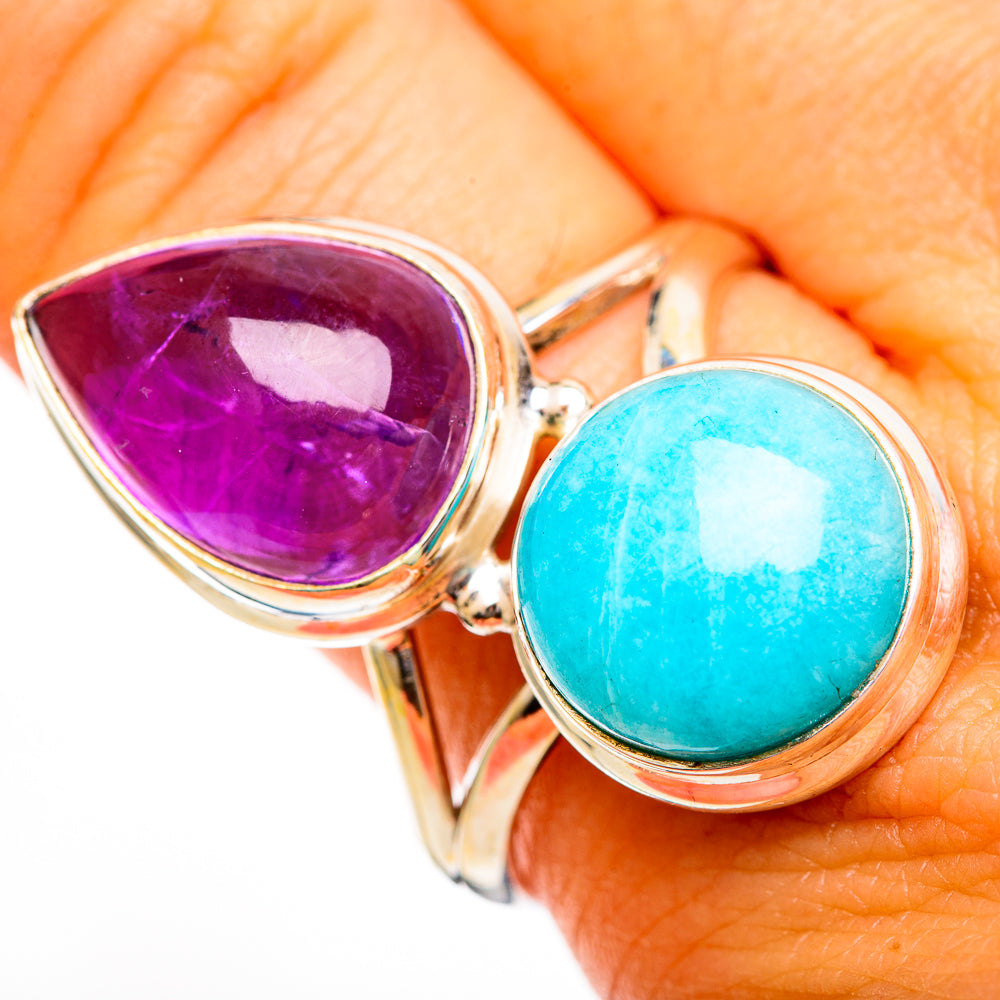 Larimar Rings handcrafted by Anasilvercos - RING110864