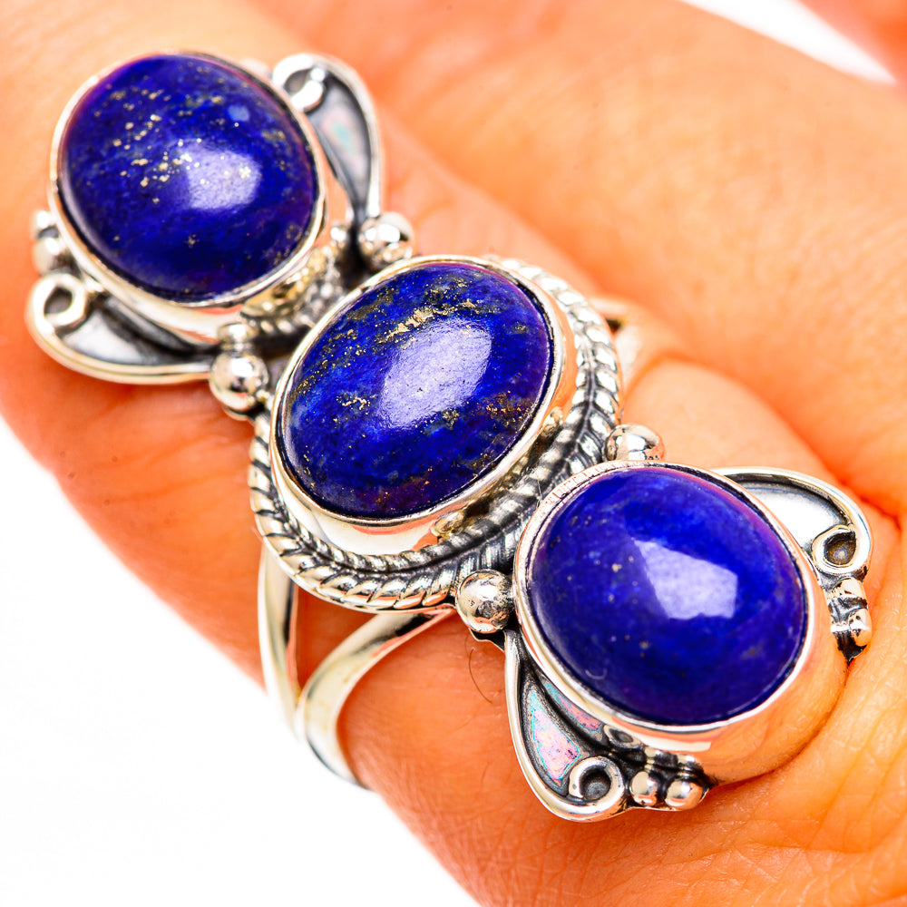 Lapis Lazuli Rings handcrafted by Anasilvercos - RING110866