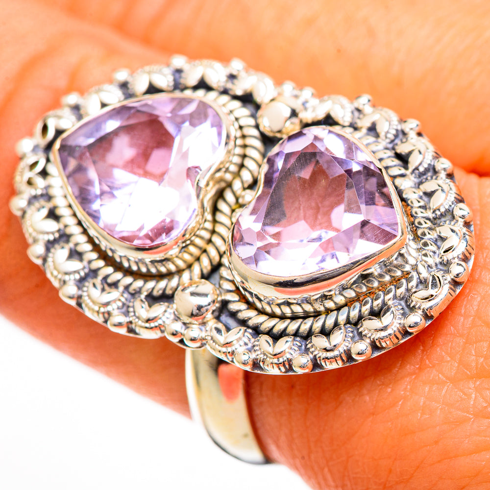 Kunzite Rings handcrafted by Anasilvercos - RING110901