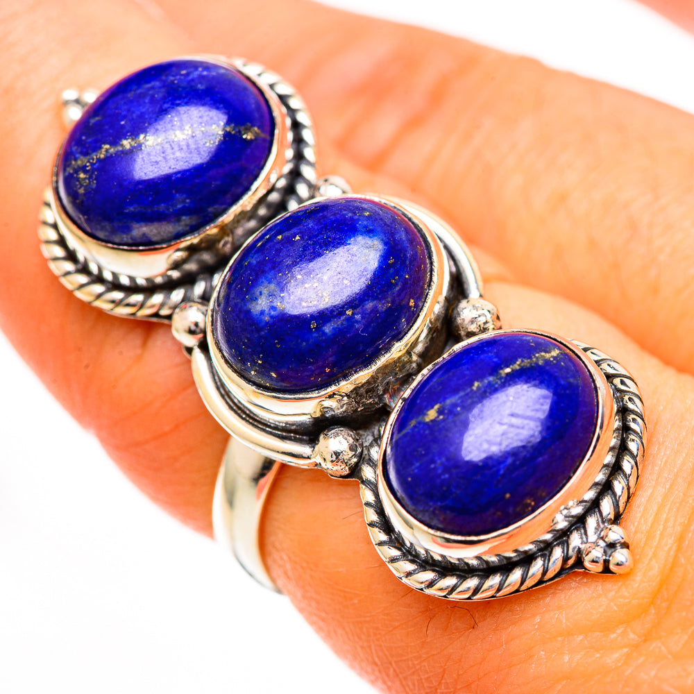Lapis Lazuli Rings handcrafted by Anasilvercos - RING110916