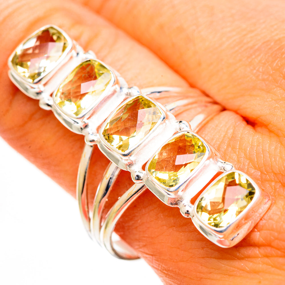 Citrine Rings handcrafted by Anasilvercos - RING111010