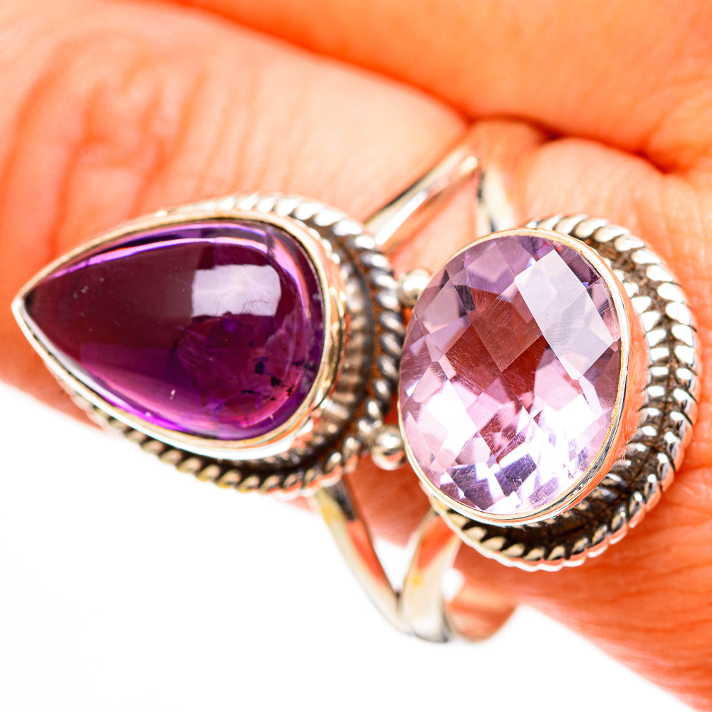 Amethyst Rings handcrafted by Anasilvercos - RING111037