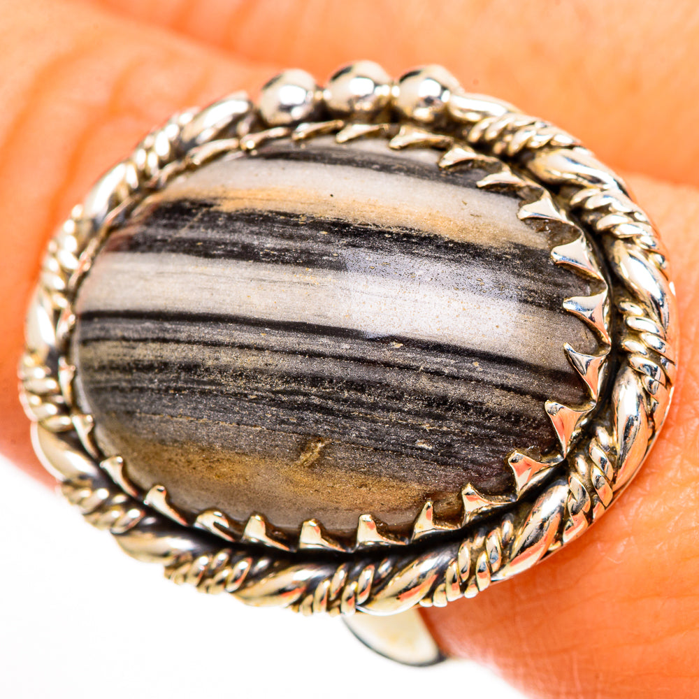 Pinolith Jasper Rings handcrafted by Anasilvercos - RING111046