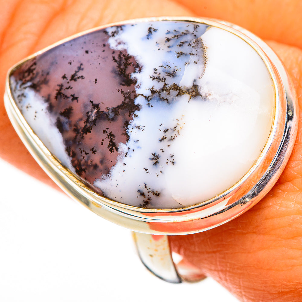 Dendritic Opal Rings handcrafted by Anasilvercos - RING111048