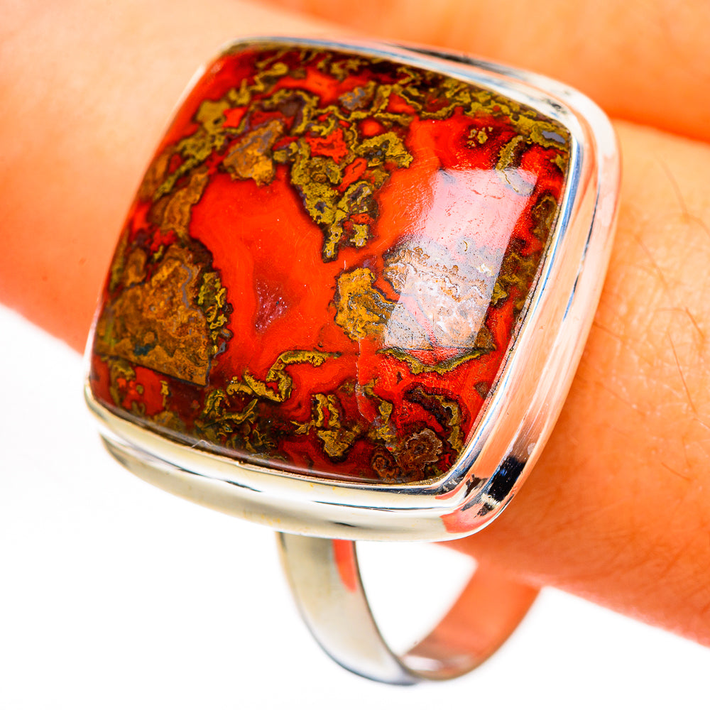 Moroccan Agate Rings handcrafted by Anasilvercos - RING111087