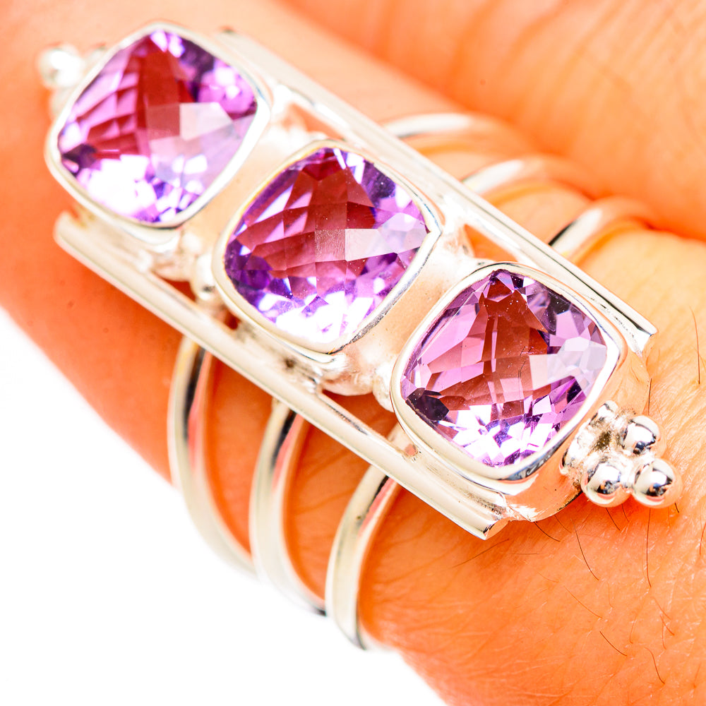 Kunzite Rings handcrafted by Anasilvercos - RING111093