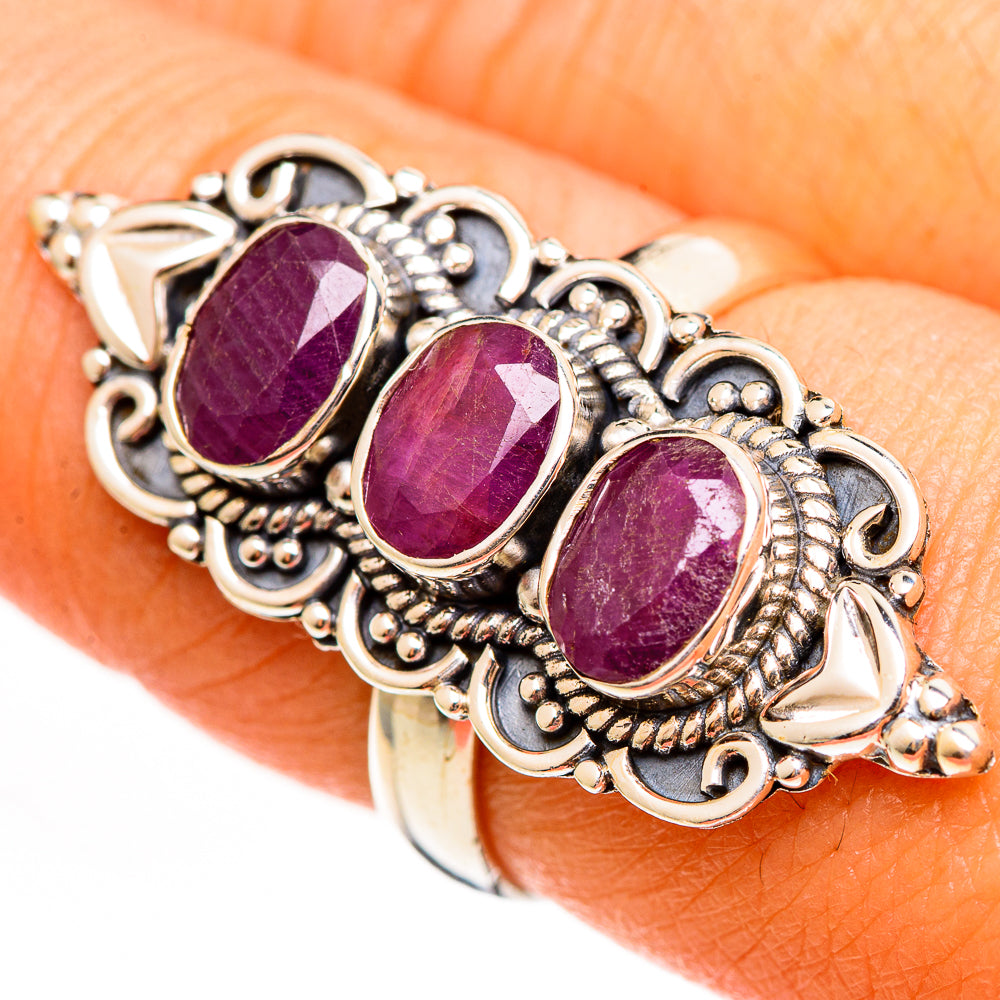 Ruby Rings handcrafted by Anasilvercos - RING111118