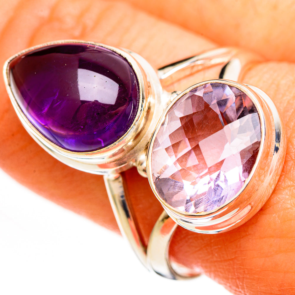 Amethyst Rings handcrafted by Anasilvercos - RING111172