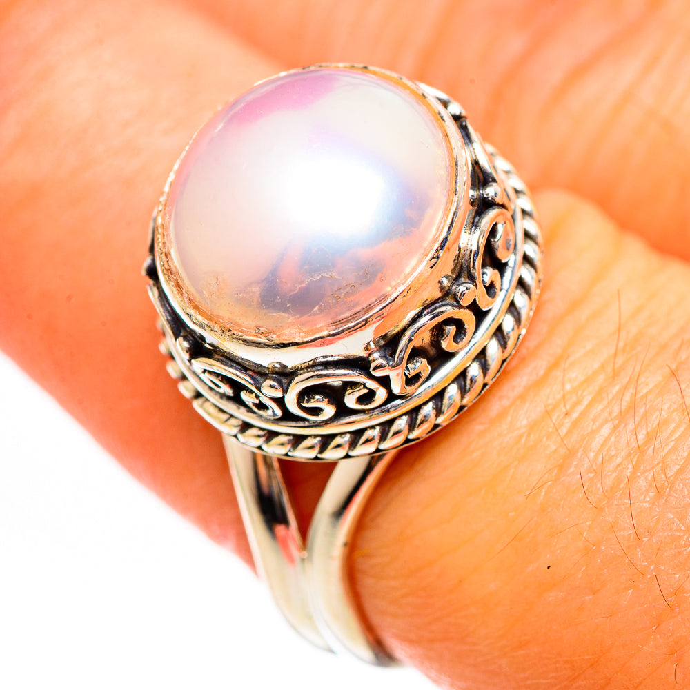 Cultured Pearl Rings handcrafted by Anasilvercos - RING111177