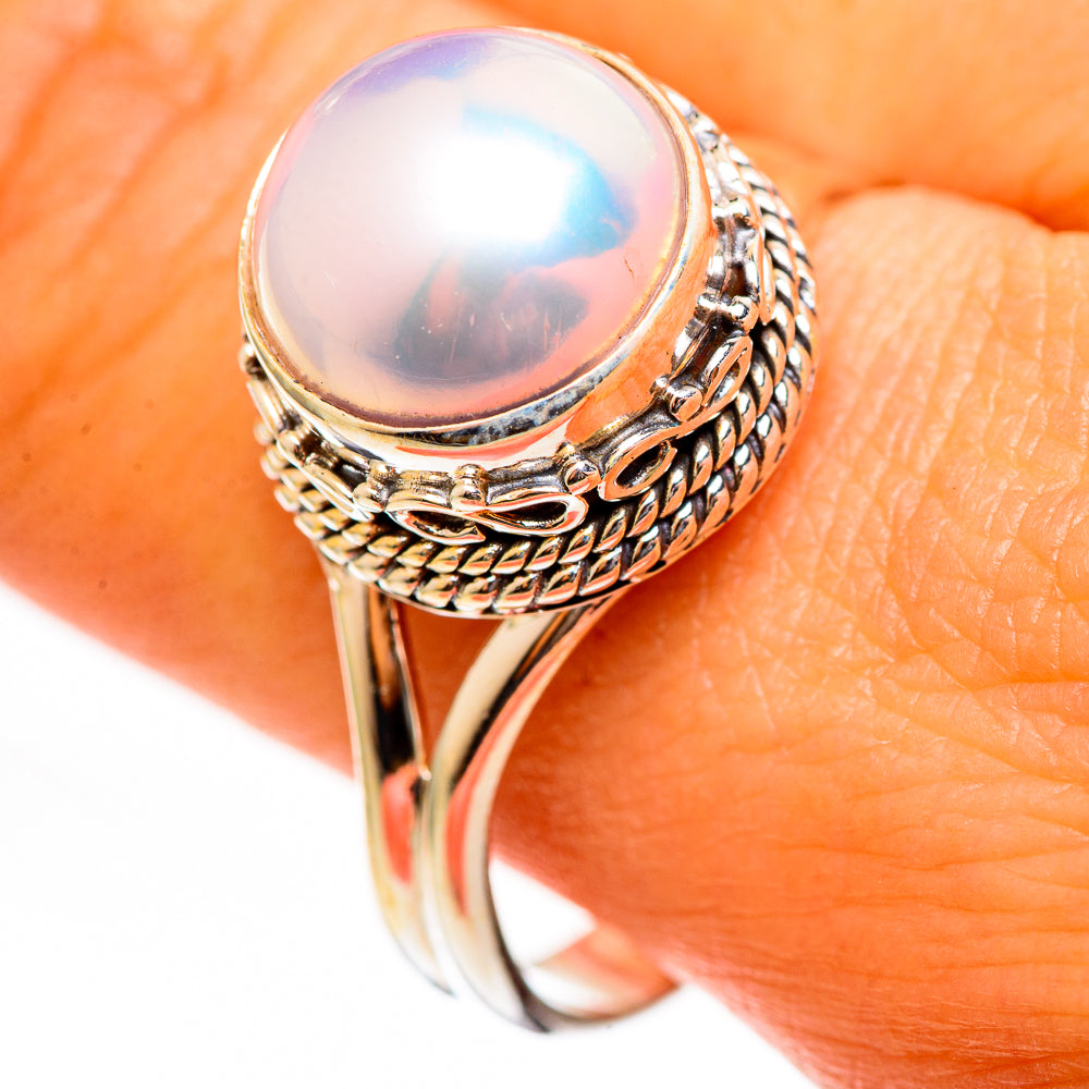 Cultured Pearl Rings handcrafted by Anasilvercos - RING111204