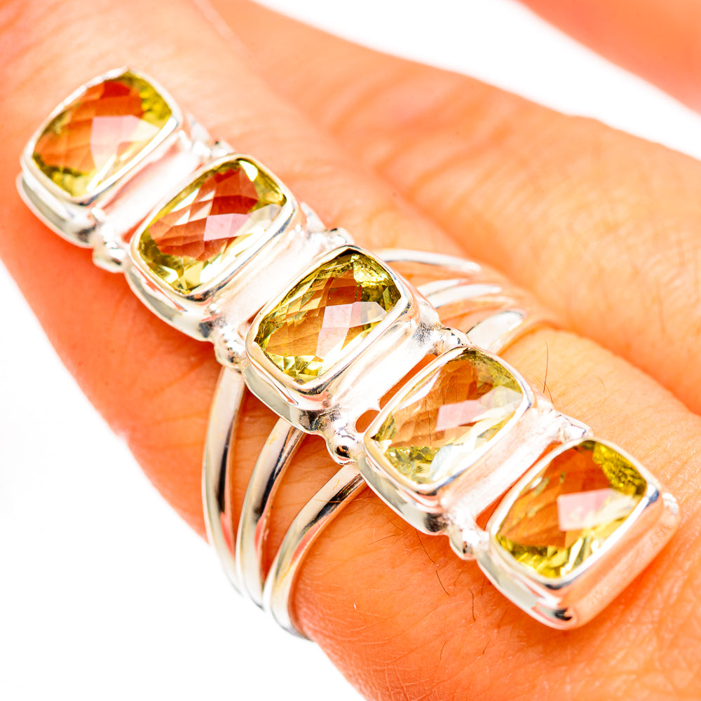 Citrine Rings handcrafted by Anasilvercos - RING111210