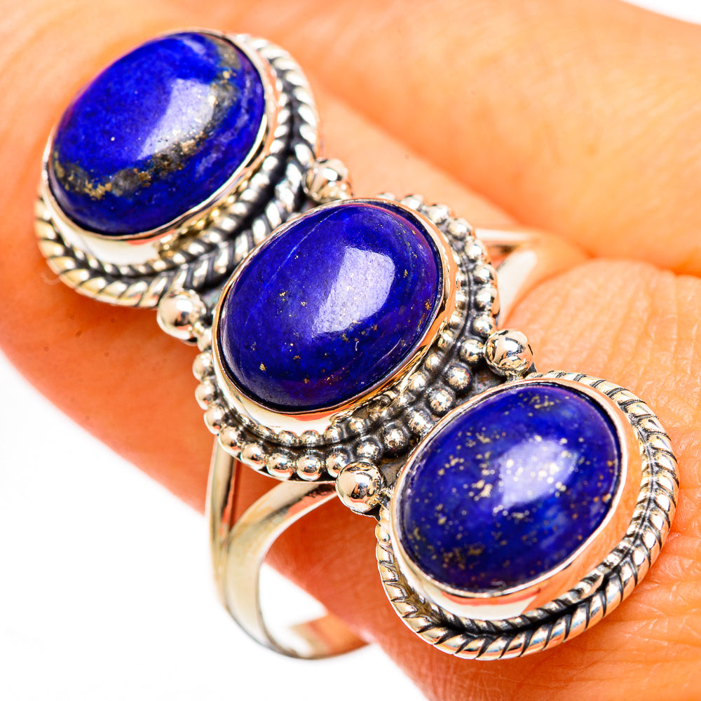 Lapis Lazuli Rings handcrafted by Anasilvercos - RING111212