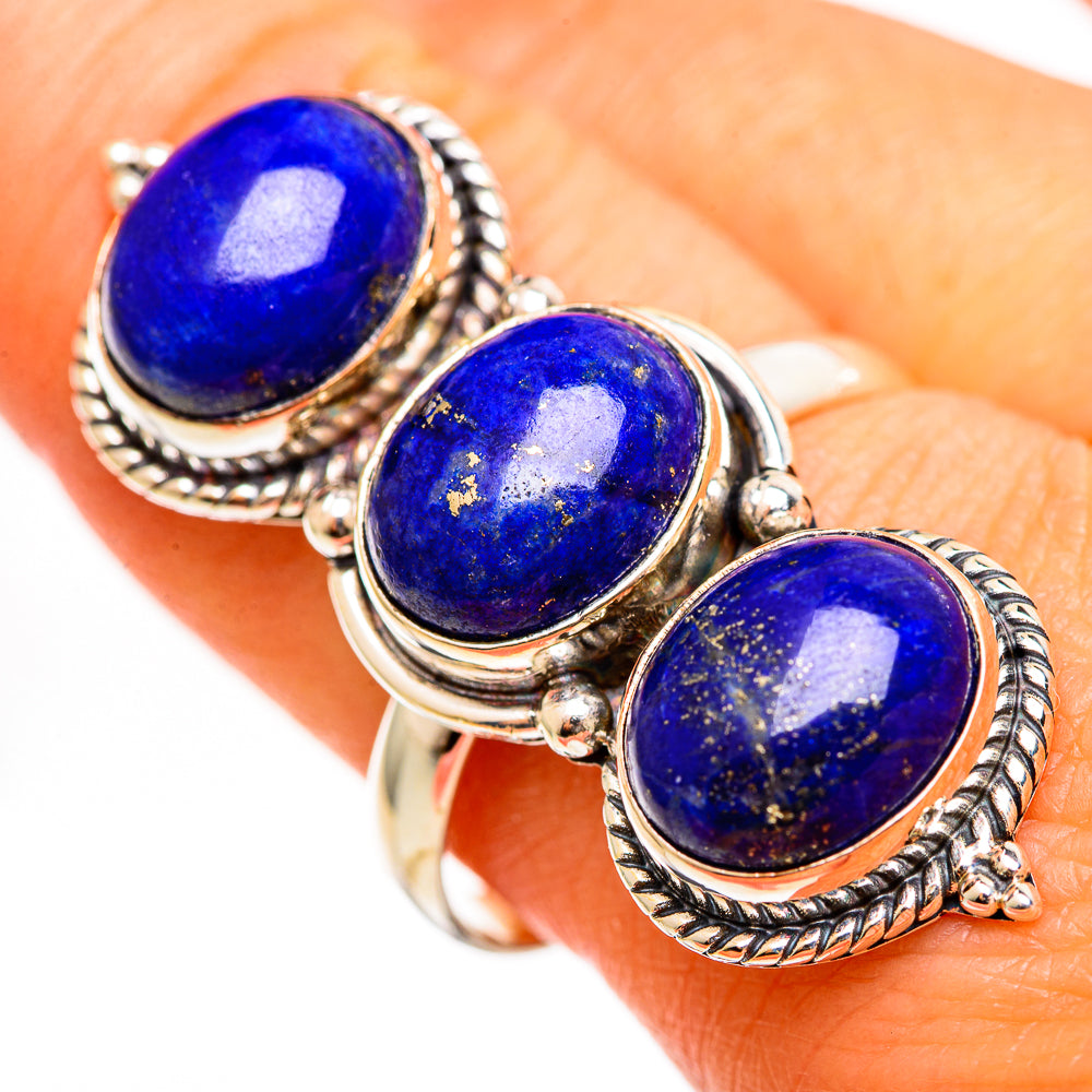 Lapis Lazuli Rings handcrafted by Anasilvercos - RING111218