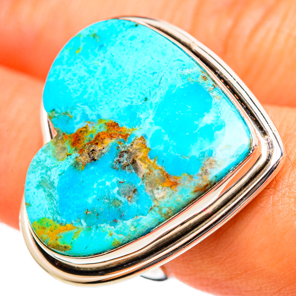 Chrysocolla Rings handcrafted by Anasilvercos - RING111220