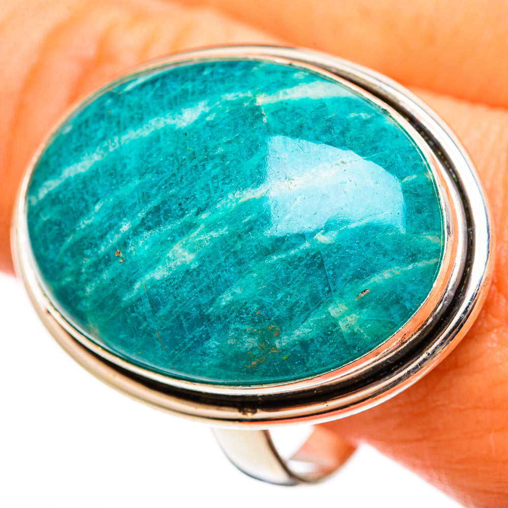 Amazonite Rings handcrafted by Anasilvercos - RING111228