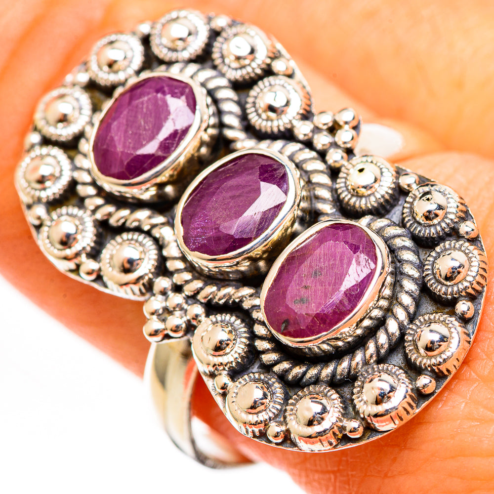 Ruby Rings handcrafted by Anasilvercos - RING111241