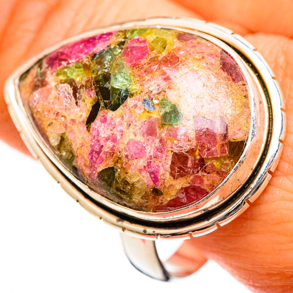 Tourmaline Rings handcrafted by Anasilvercos - RING111242