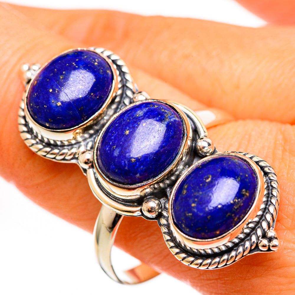 Lapis Lazuli Rings handcrafted by Anasilvercos - RING111259