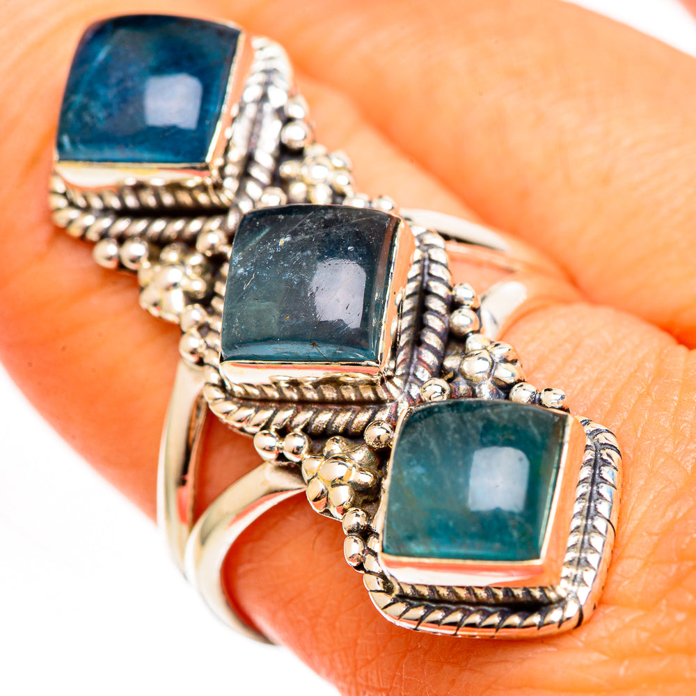Green Fluorite Rings handcrafted by Anasilvercos - RING111264