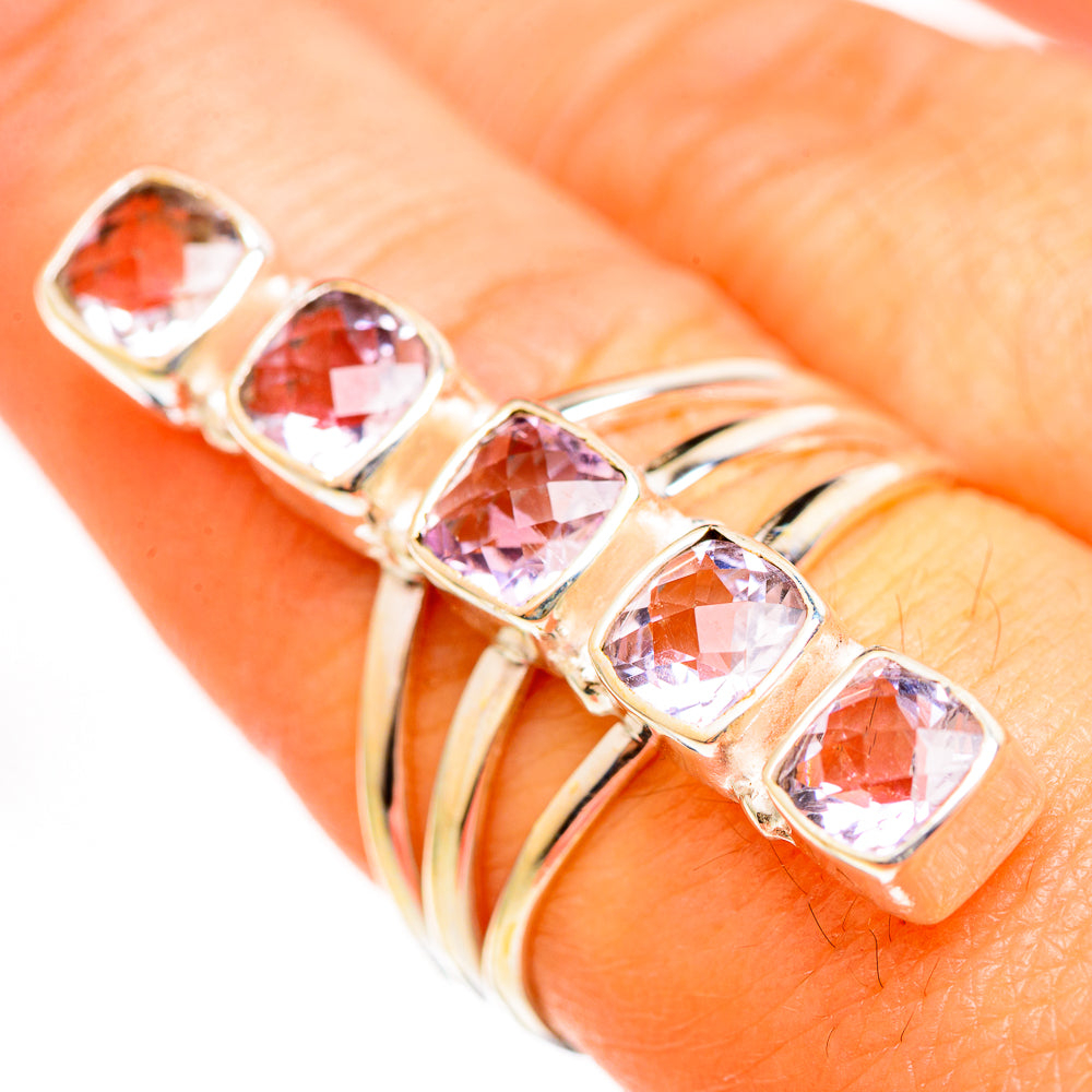 Kunzite Rings handcrafted by Anasilvercos - RING111287