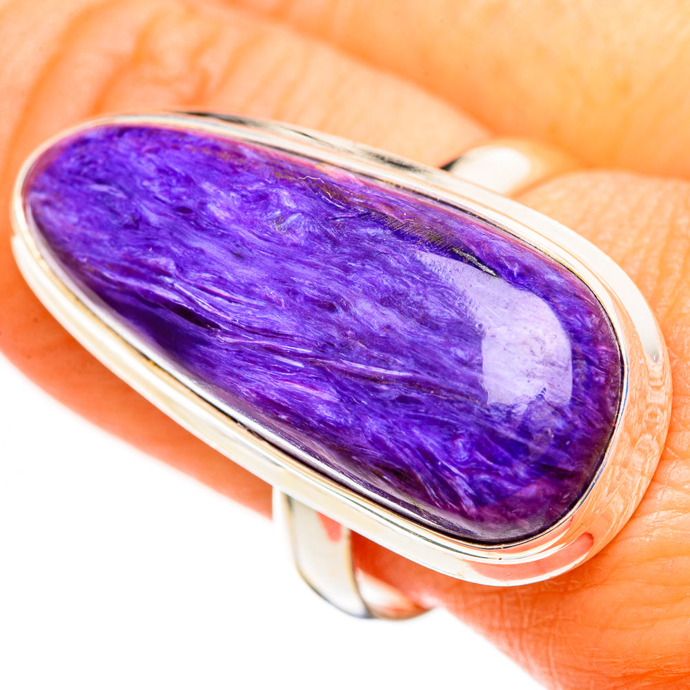 Charoite Rings handcrafted by Anasilvercos - RING111288