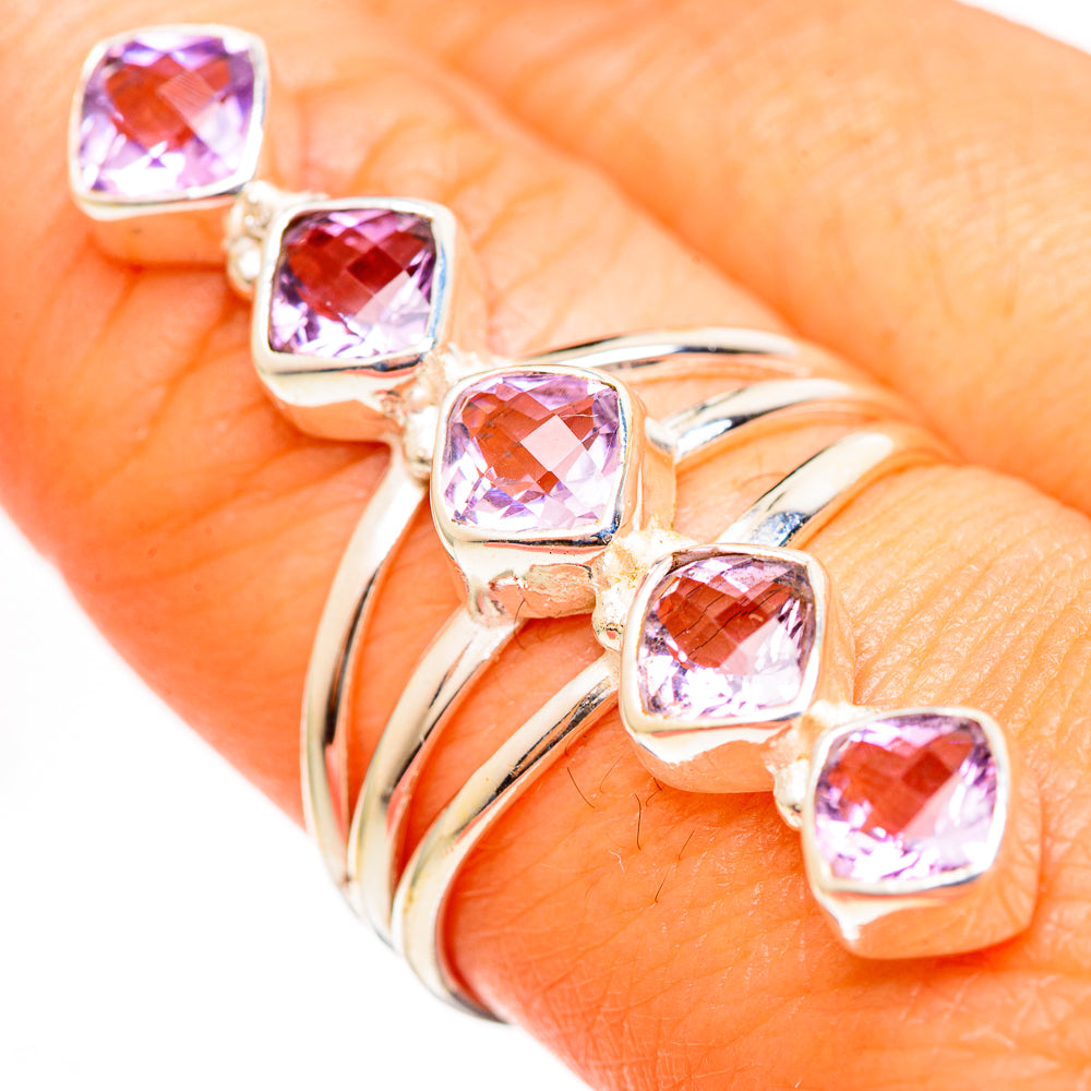 Kunzite Rings handcrafted by Anasilvercos - RING111295