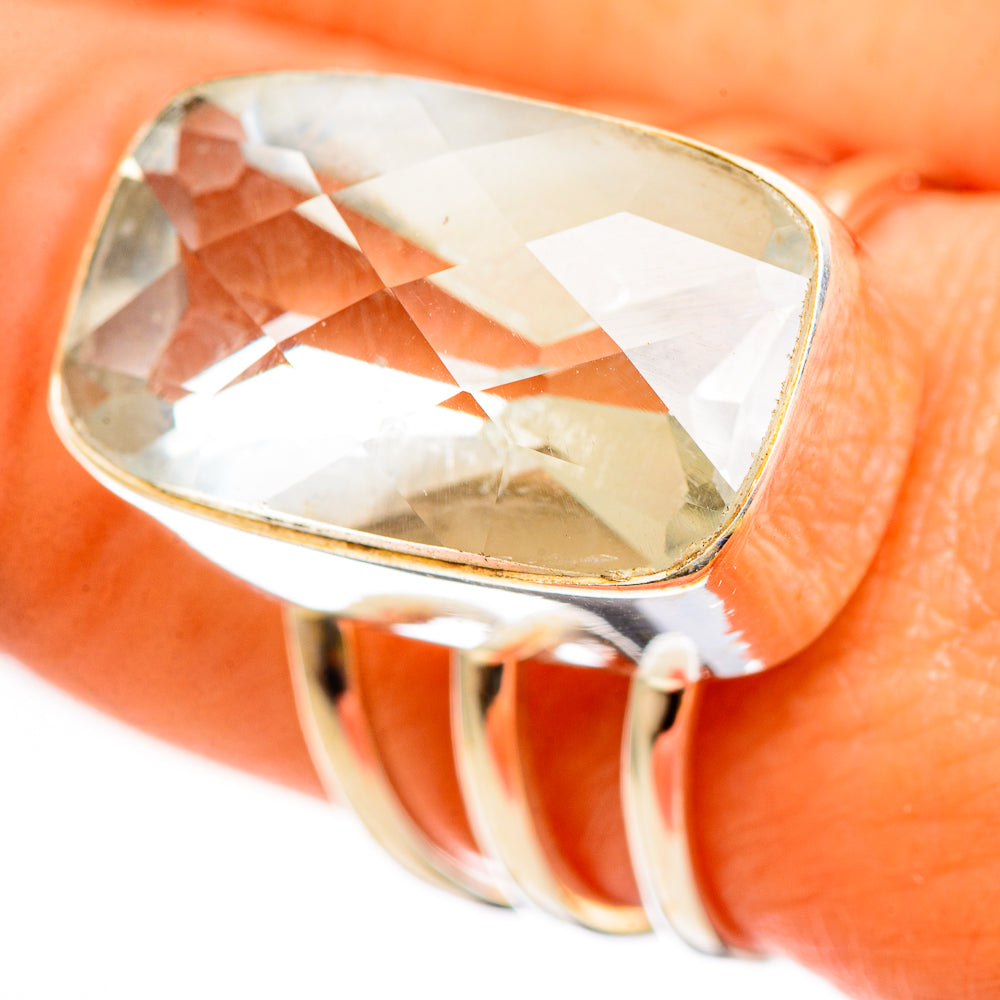White Quartz Rings handcrafted by Anasilvercos - RING111300