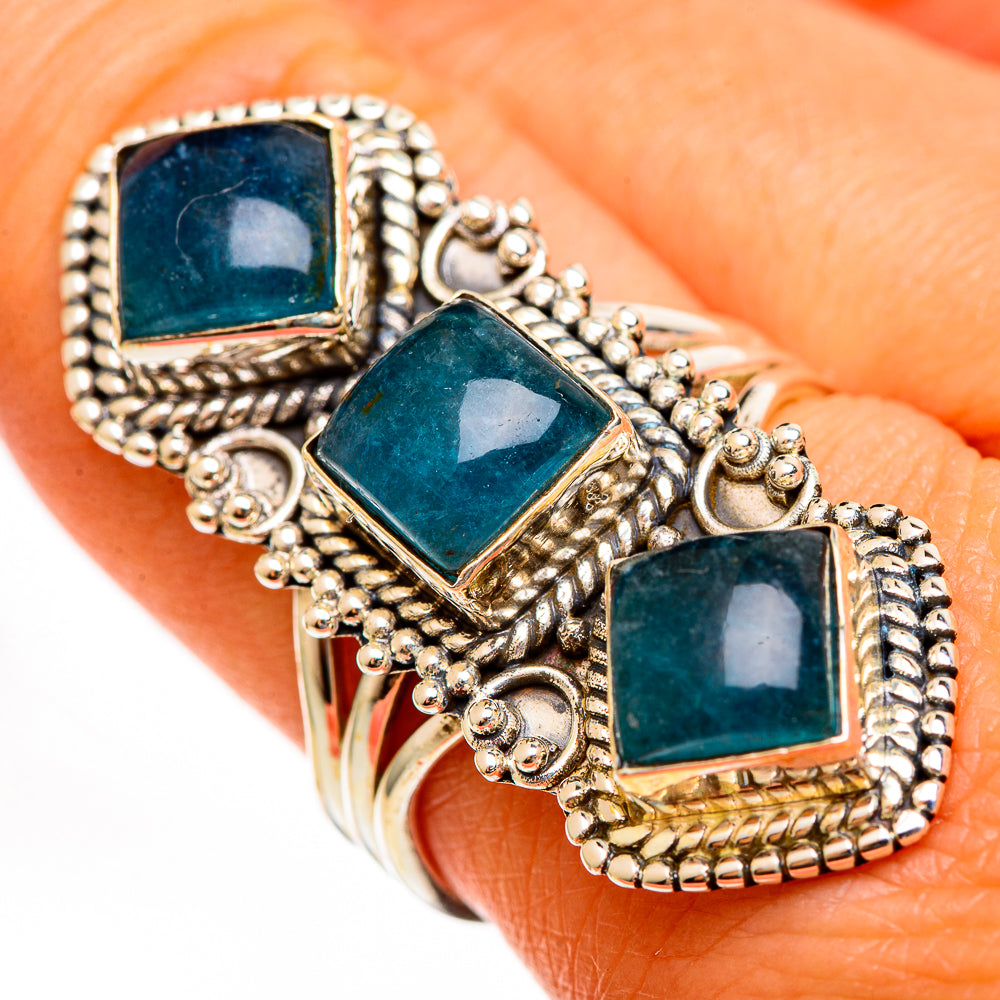 Green Fluorite Rings handcrafted by Anasilvercos - RING111312