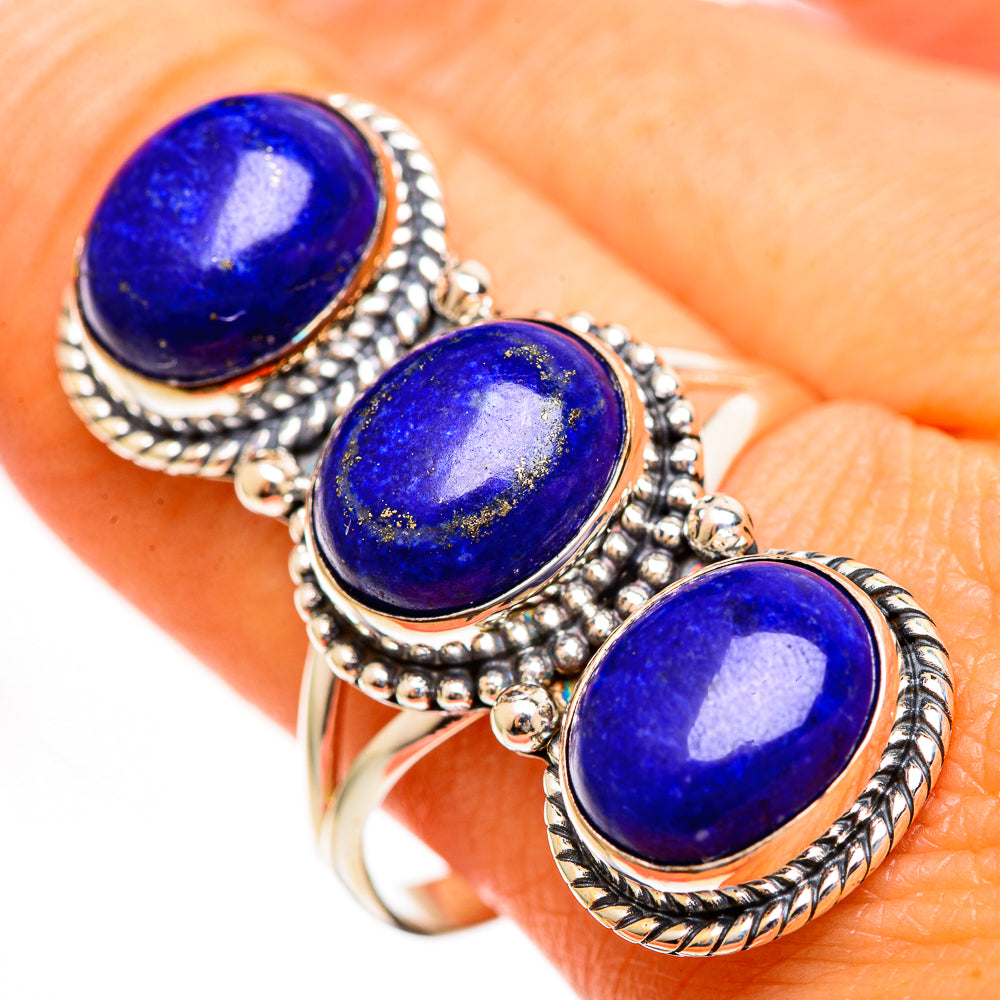 Lapis Lazuli Rings handcrafted by Anasilvercos - RING111314