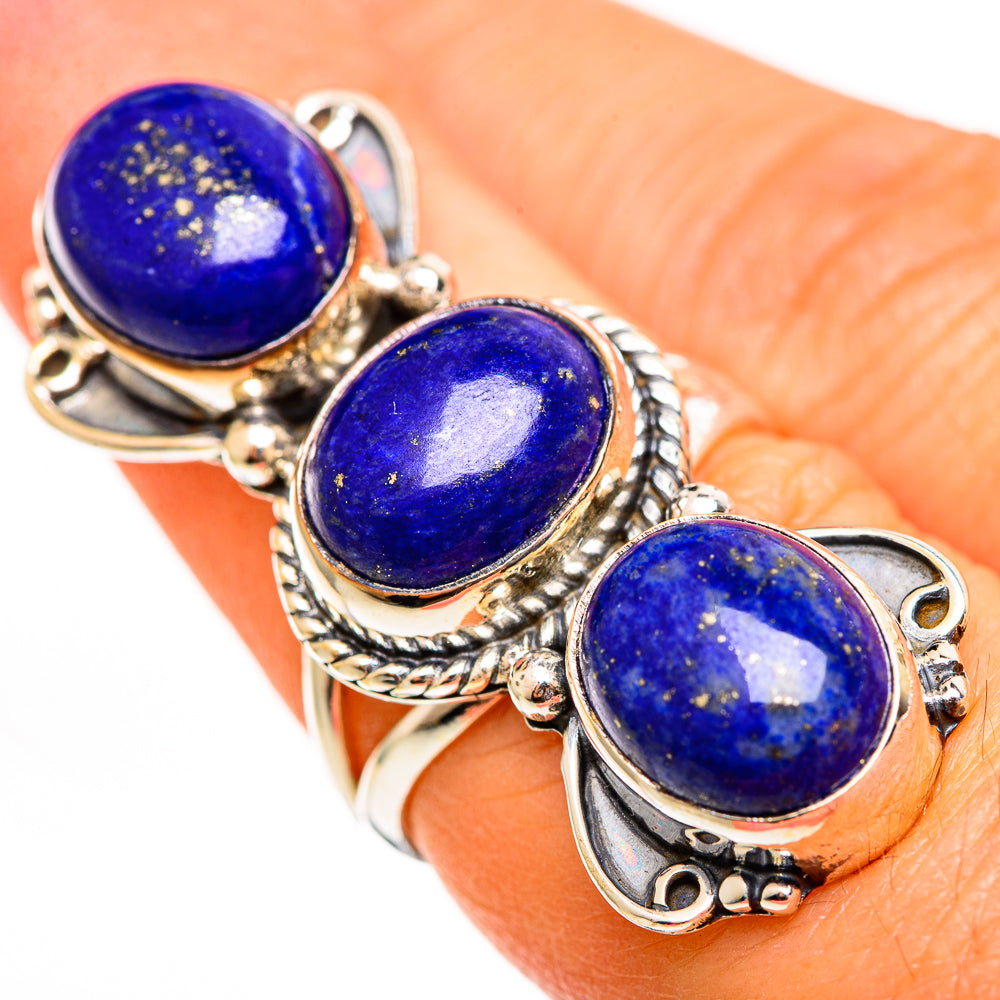 Lapis Lazuli Rings handcrafted by Anasilvercos - RING111318