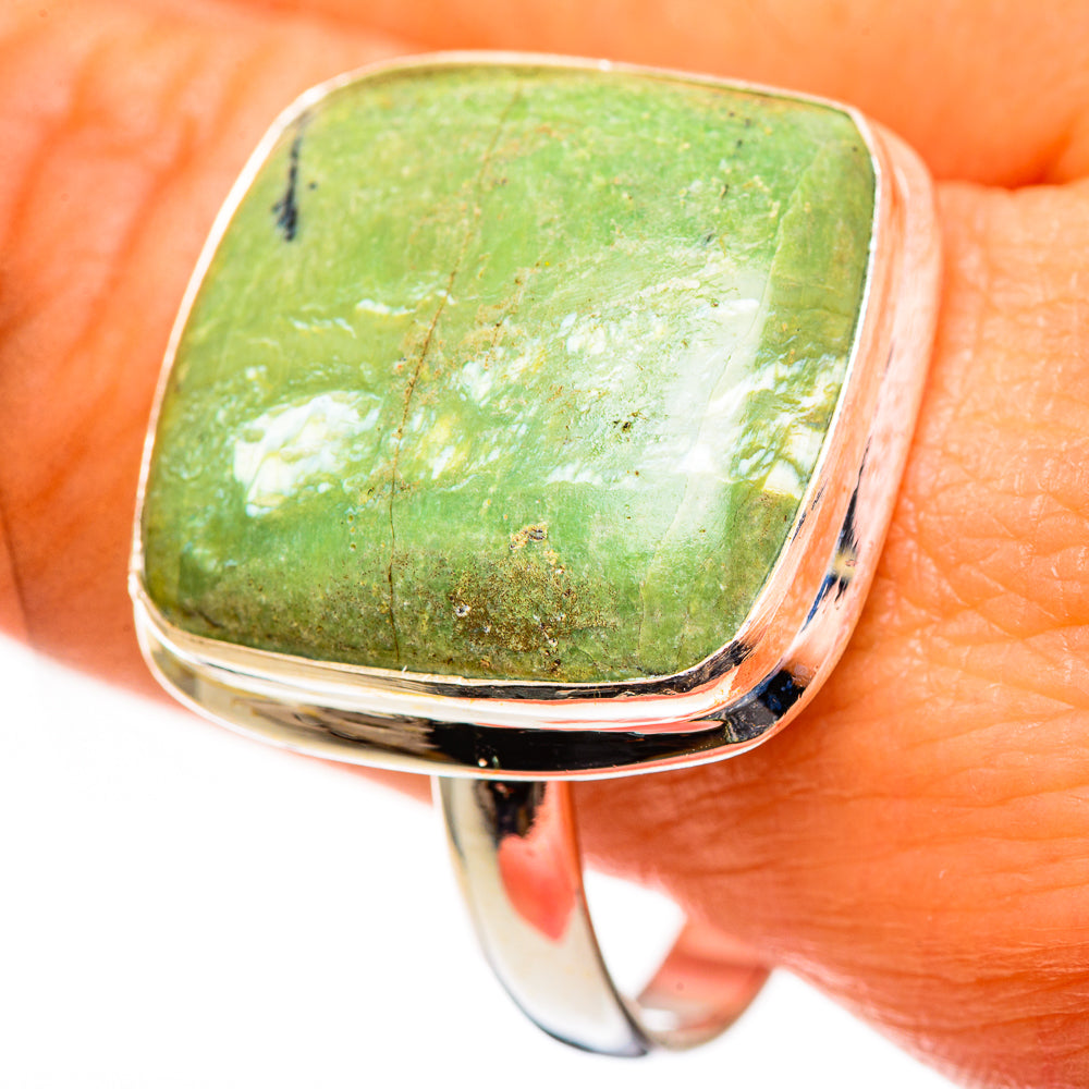 Rainforest Jasper Rings handcrafted by Anasilvercos - RING111321