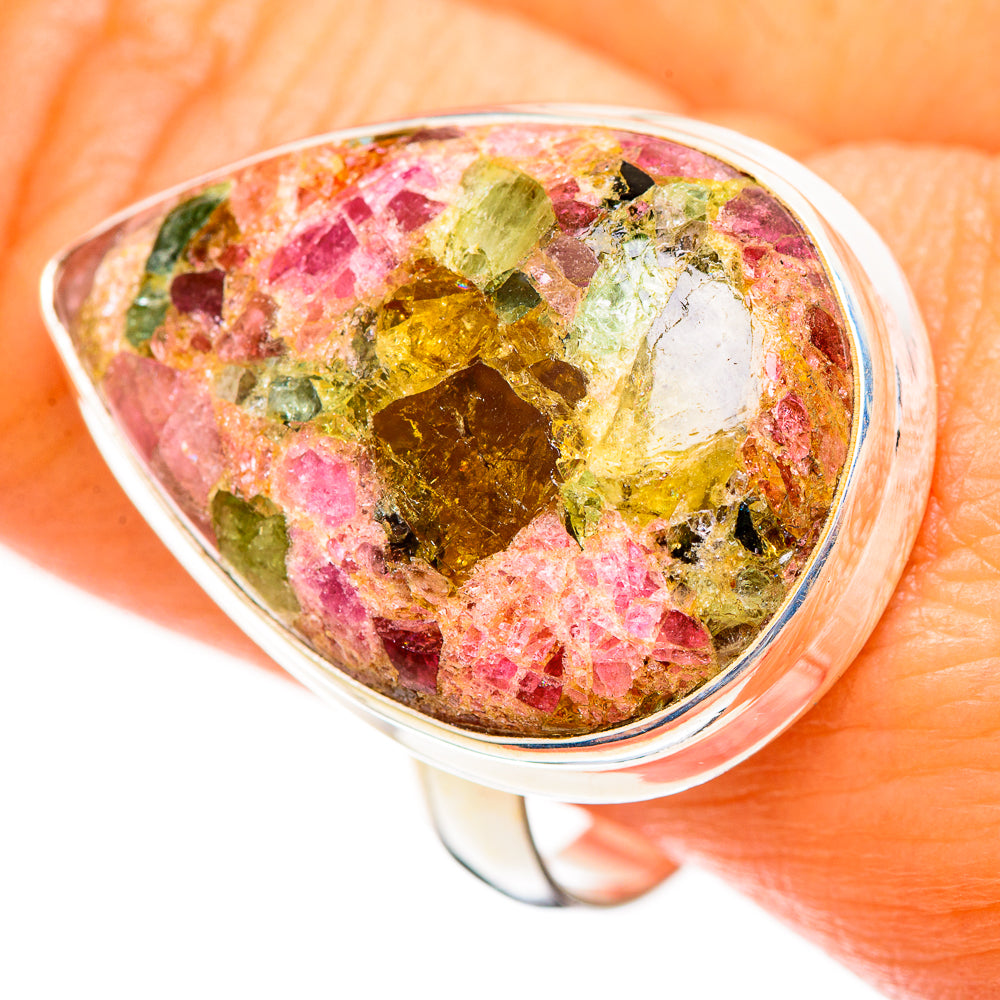 Tourmaline Rings handcrafted by Anasilvercos - RING111332
