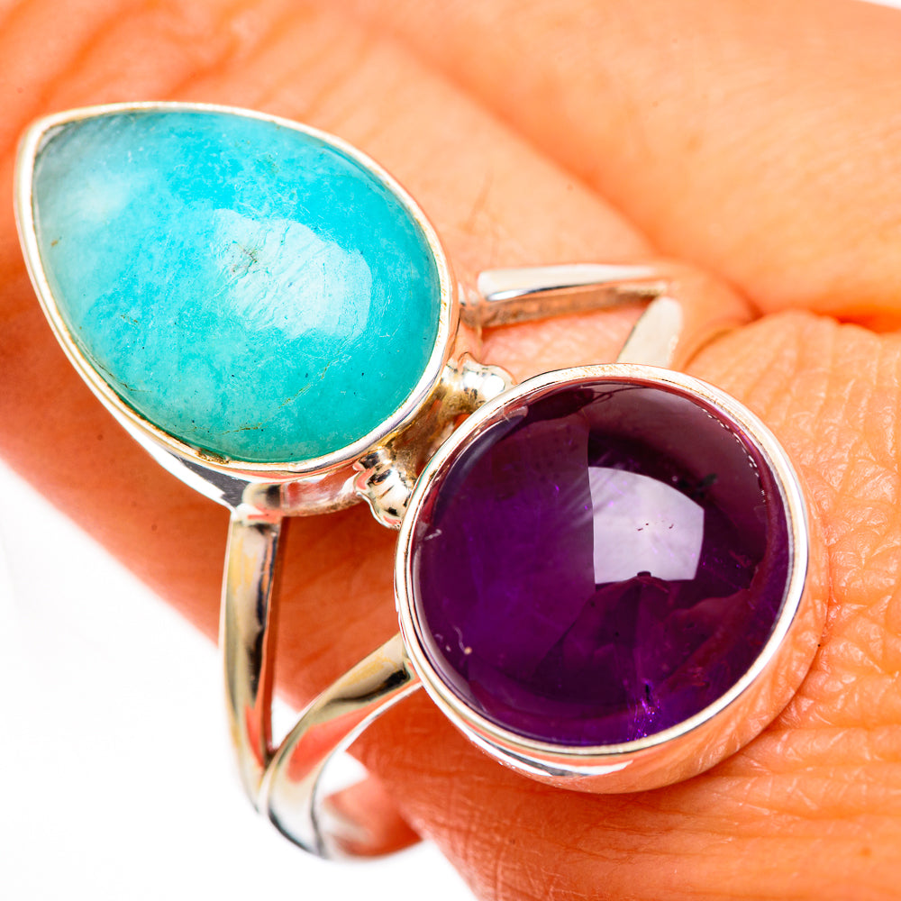 Larimar Rings handcrafted by Anasilvercos - RING111346