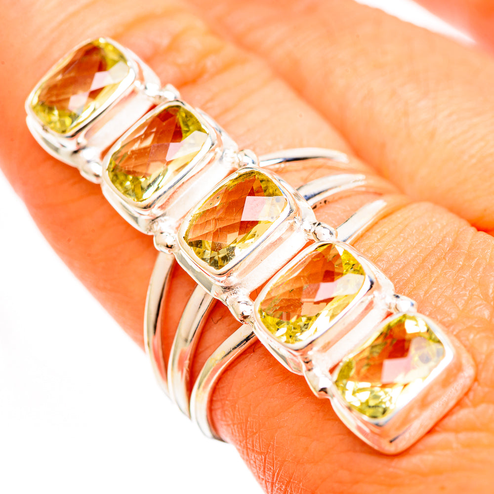Citrine Rings handcrafted by Anasilvercos - RING111349