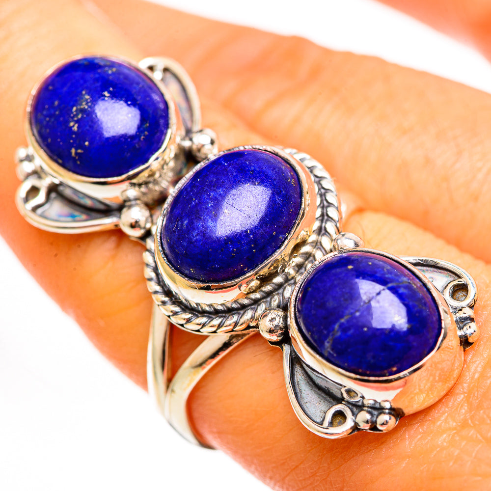 Lapis Lazuli Rings handcrafted by Anasilvercos - RING111652