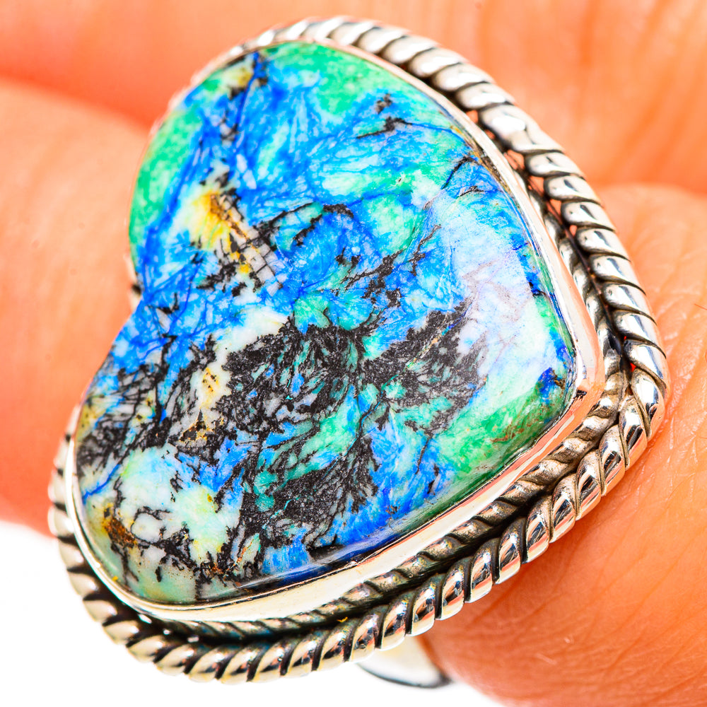 Azurite Rings handcrafted by Anasilvercos - RING111655