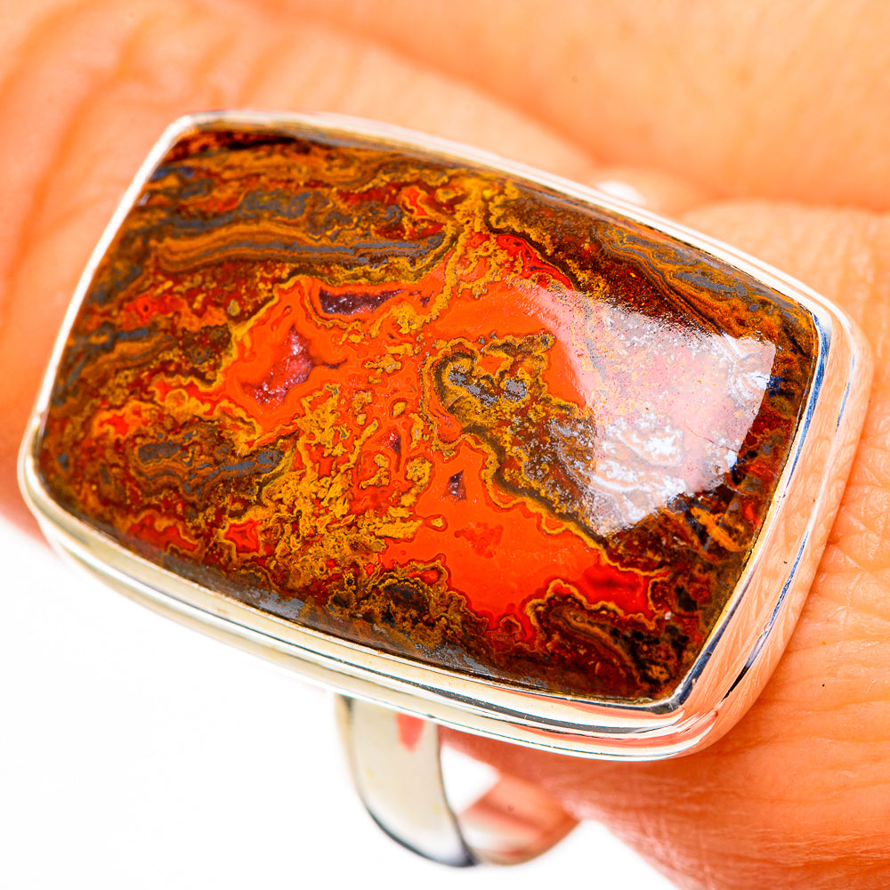 Moroccan Agate Rings handcrafted by Anasilvercos - RING111666